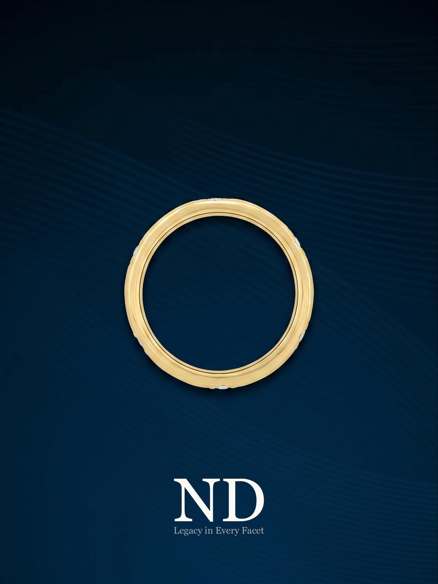 Lab Grown Diamond Cluster Wedding Band, 14K Gold Minimalist Ring
