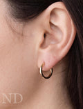 Simple Round Hoop, Huggies Earring, Minimalist Style, C-SH586 SH587 SH588 SH589 SH590 SH592 SH009, Huggie Hoop Earrings